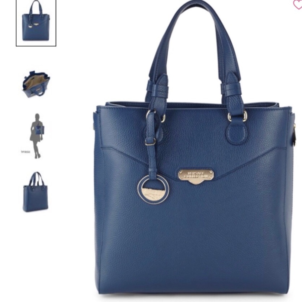 UNUSED Versace Collection Large Leather Tote Bag